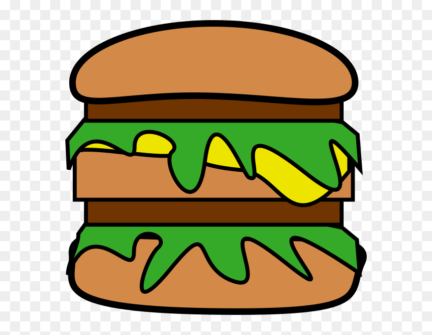 Bigmac Clip Art At Clker Com Vector - Big Mac Clip Art, HD Png Download - big mac png