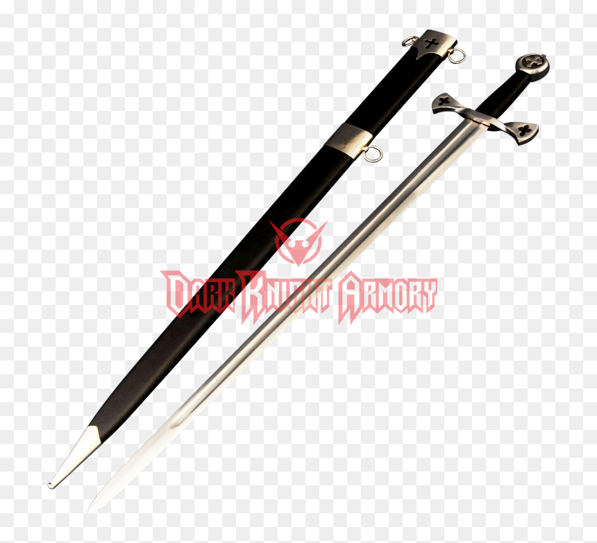 Gothic Cross Arming Sword - Sword, HD Png Download - gothic cross png