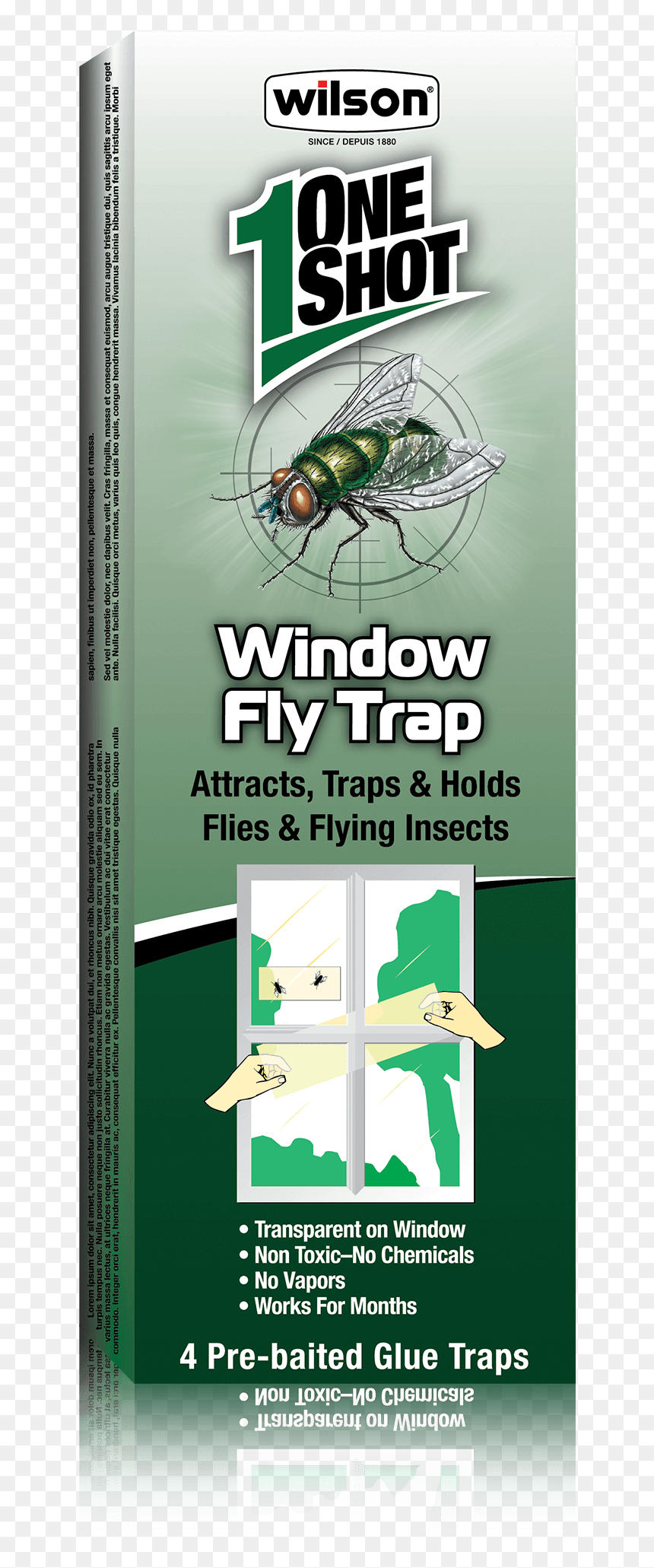 Wilson One Shot Window Fly Trap - Hornet, HD Png Download - flies png