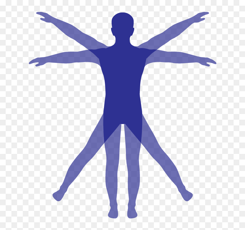 Dance Injury Cliparts - Vitruvian Man Png Clip Art, Transparent Png - vitruvian man png