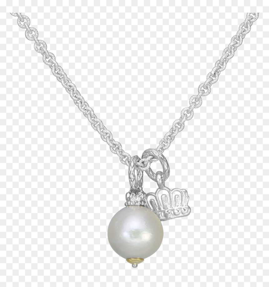 14ky/ss White Drop Pearl Necklace - Necklace, HD Png Download - pearl necklace png