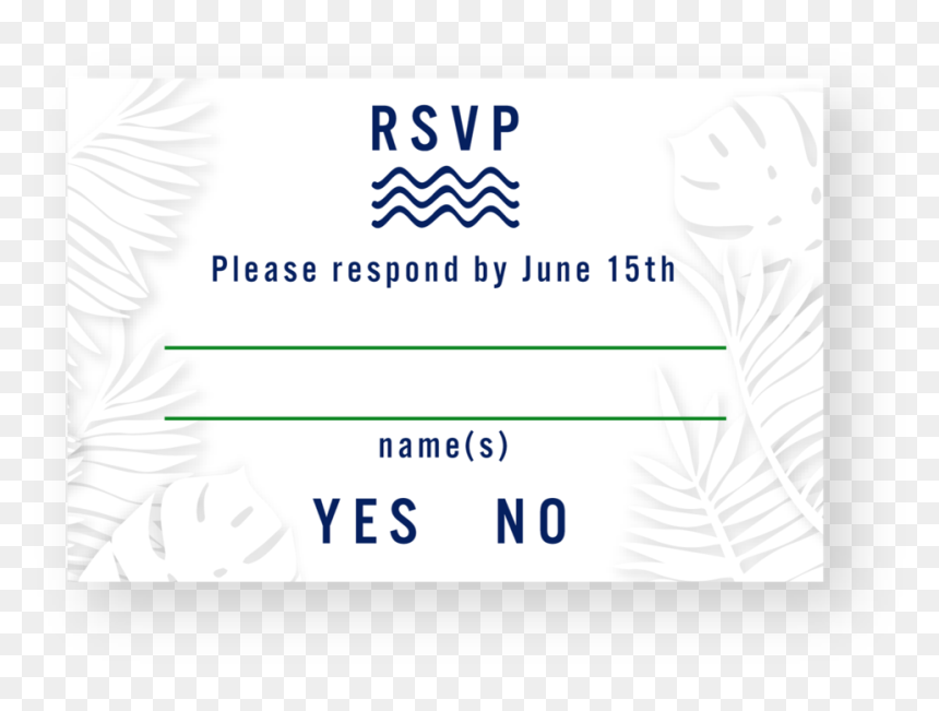 Rsvp - Versus, HD Png Download - palm fronds png