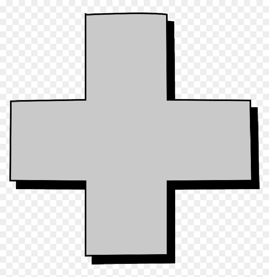Cross Hd Png, Transparent Png - cross clipart black and white png