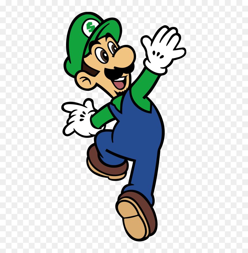 Luigi - Mario & Luigi, HD Png Download - parappa the rapper png