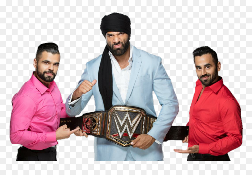 Jinder Mahal Png Hd - Jinder Mahal And The Singh Brothers, Transparent Png - jinder mahal png