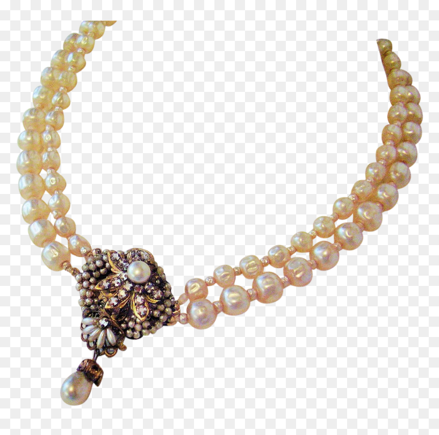 Pearl Neclace Png - Necklace, Transparent Png - pearl necklace png