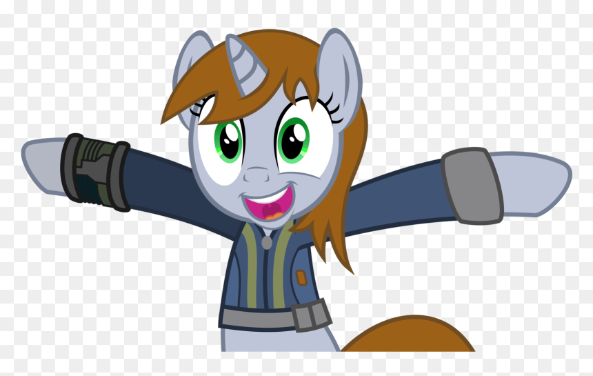 Littlepip Fallout, HD Png Download - fallout guy png