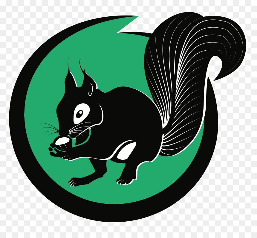 Squirrel Clip Art Vector Graphics Openclipart Logo - Squirrel Logo Png, Transparent Png - pokeball.png