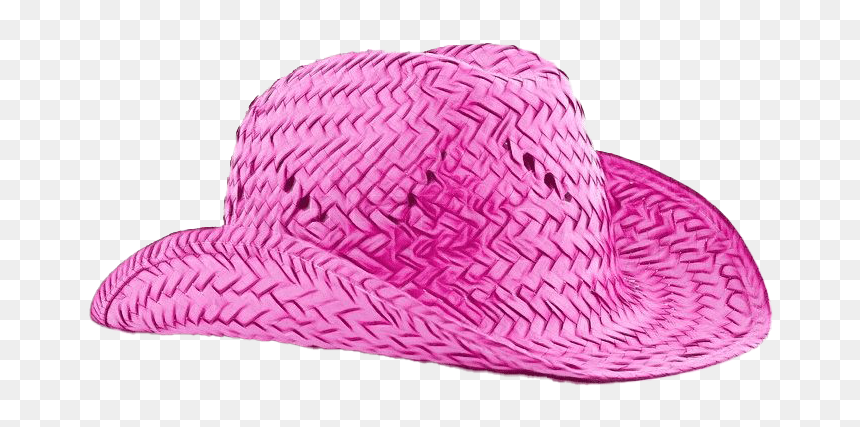 Pink Cowboy Hat Transparent Background Png - Clothing, Png Download - fedora transparent png