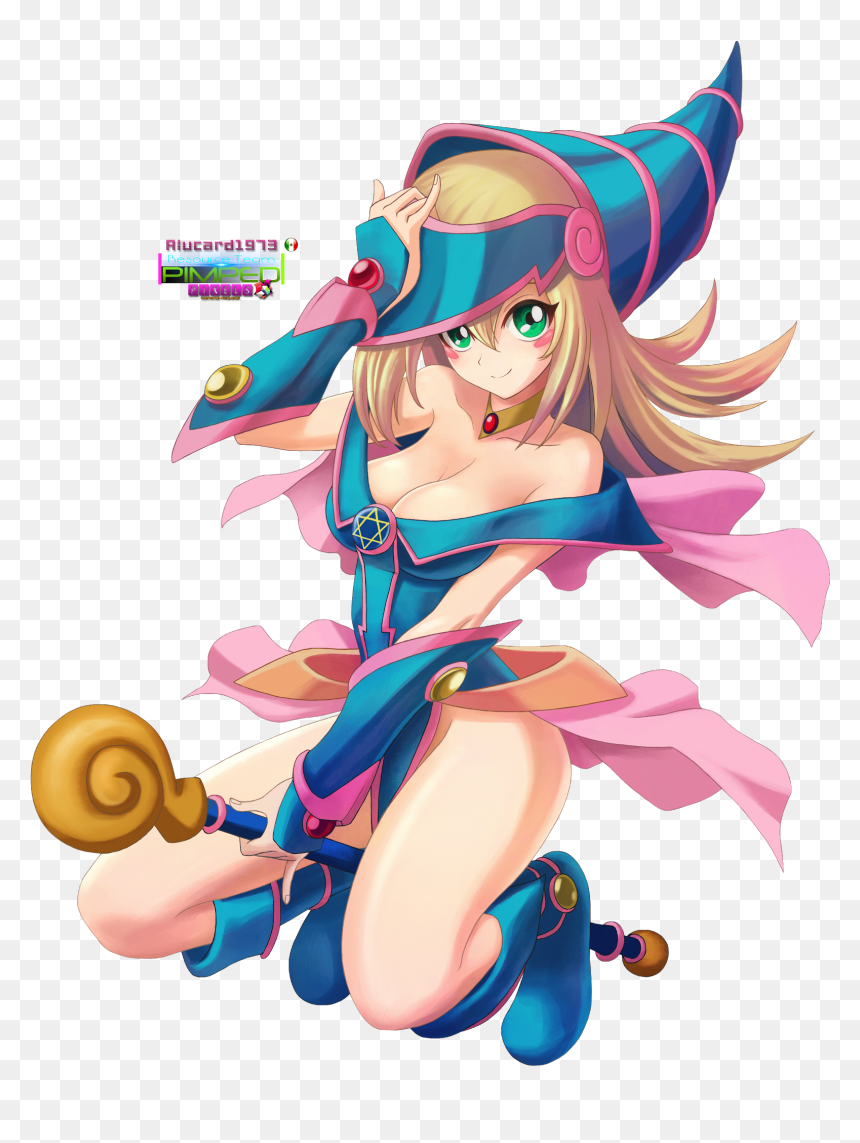 Png Dark Magician Girl - Hot Dark Magician Girl, Transparent Png - dark magician png