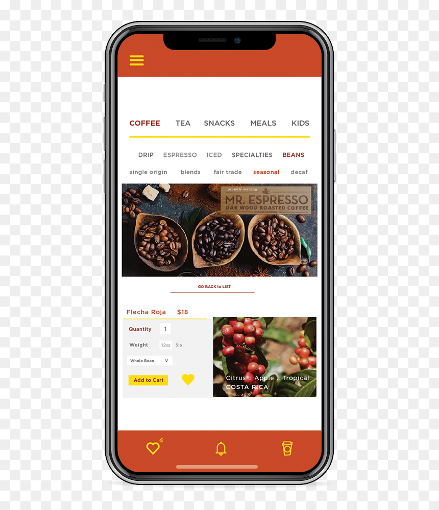Rg App Mockup 4 - Portable Network Graphics, HD Png Download - flecha roja png