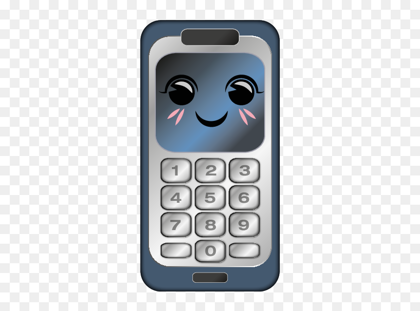 Feature Phone, HD Png Download - phone emoji png
