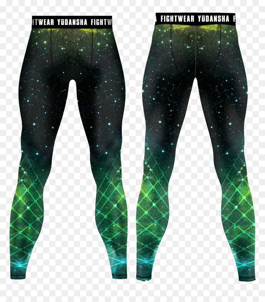 Vitruvian Man Galaxy Compression Pants - Tights, HD Png Download - vitruvian man png