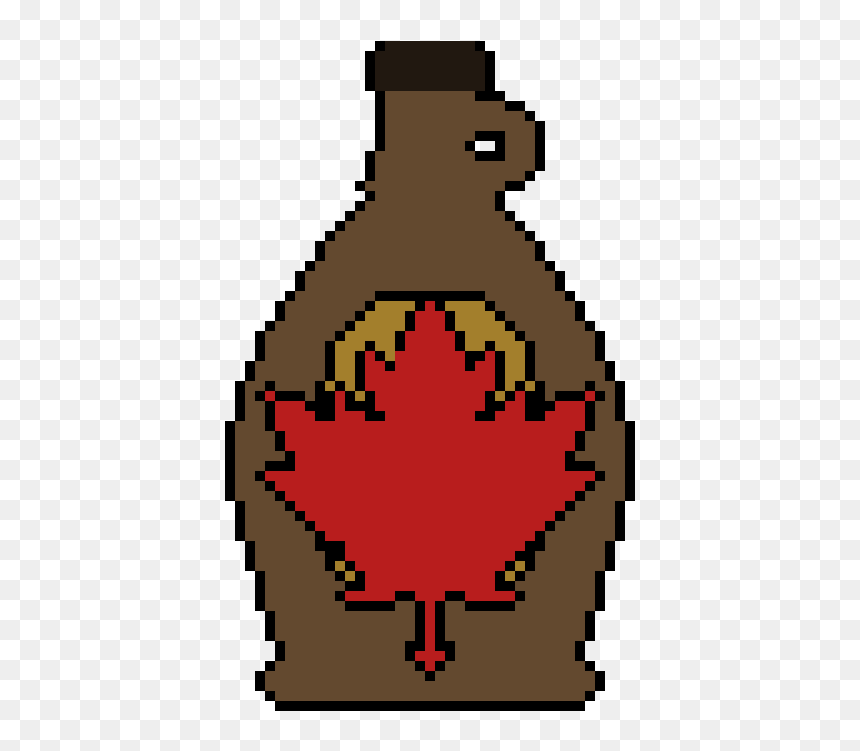 Five Nights At Freddy's Pixel Art Chica, HD Png Download - maple syrup png