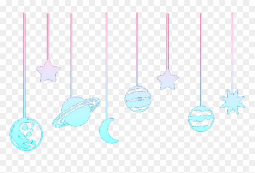 Ftestickers Clipart Sky Moon Stars Gradientcolors - Nighttime Moon Sleepy, HD Png Download - moon and stars png