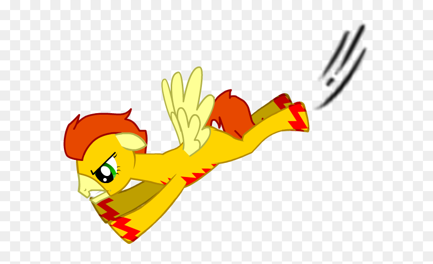 Kid Flash As A Pony - Cartoon, HD Png Download - kid flash png