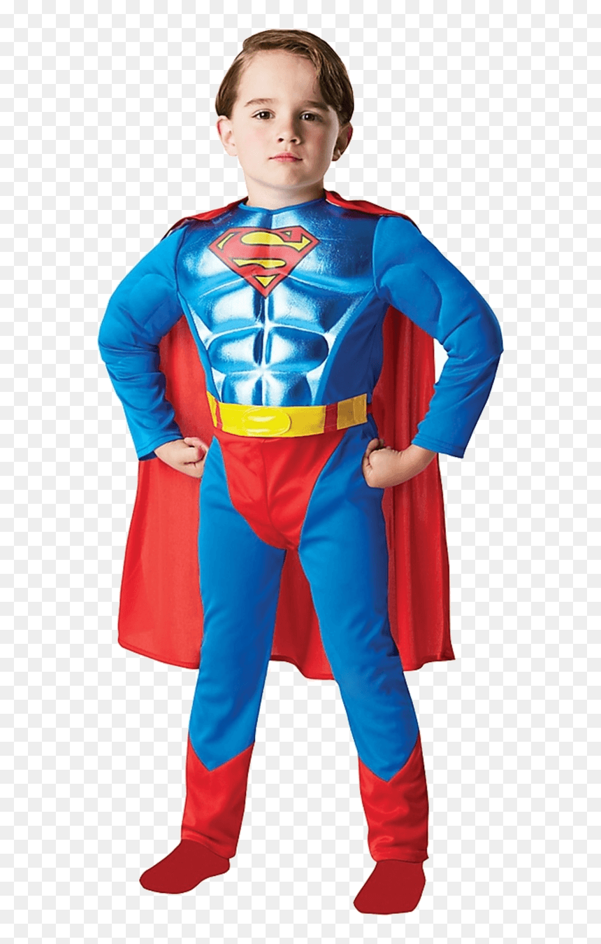 Superman Kids Costume, HD Png Download - superman cape png