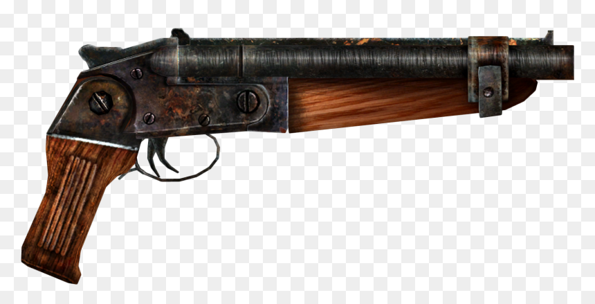 Gun On Floor Png - Fallout 3 Sawed Off Shotgun, Transparent Png - fallout new vegas png