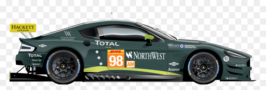 #98 - Spa 24 Hours, HD Png Download - aston martin logo png