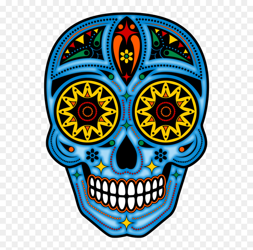 Day Of The Dead Png - Day Of The Dead Skull Png, Transparent Png - dead png