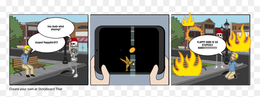 Cartoon, HD Png Download - flappy bird png