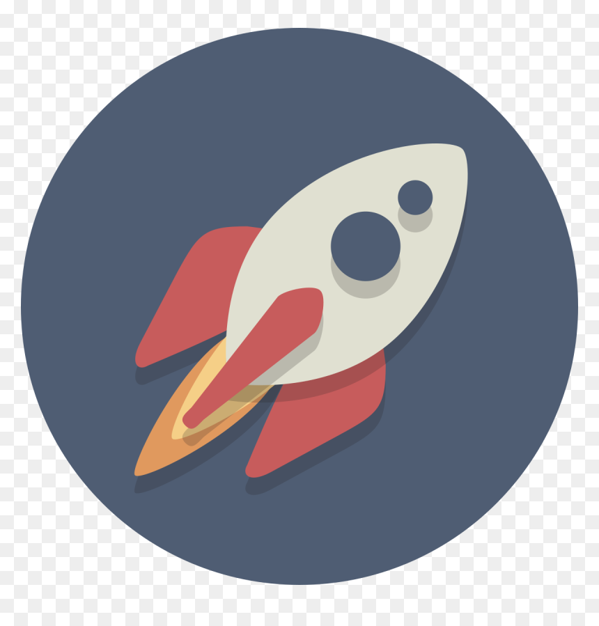 Rocket Logo Circle Png, Transparent Png - rocket icon png