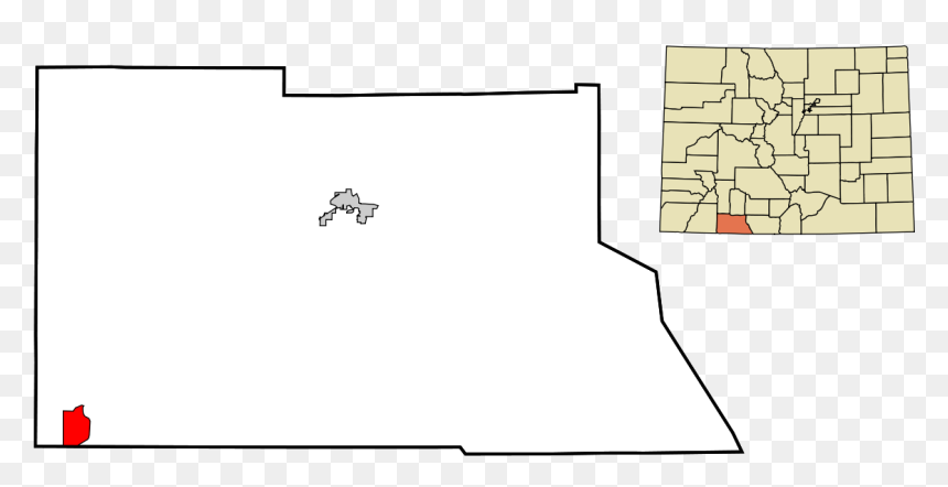 Map Of Colorado Counties, HD Png Download - arboles png