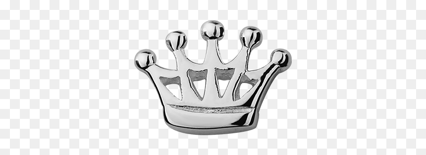 Stow Lockets Solid Sterling Silver Crown - Tiara, HD Png Download - silver crown png