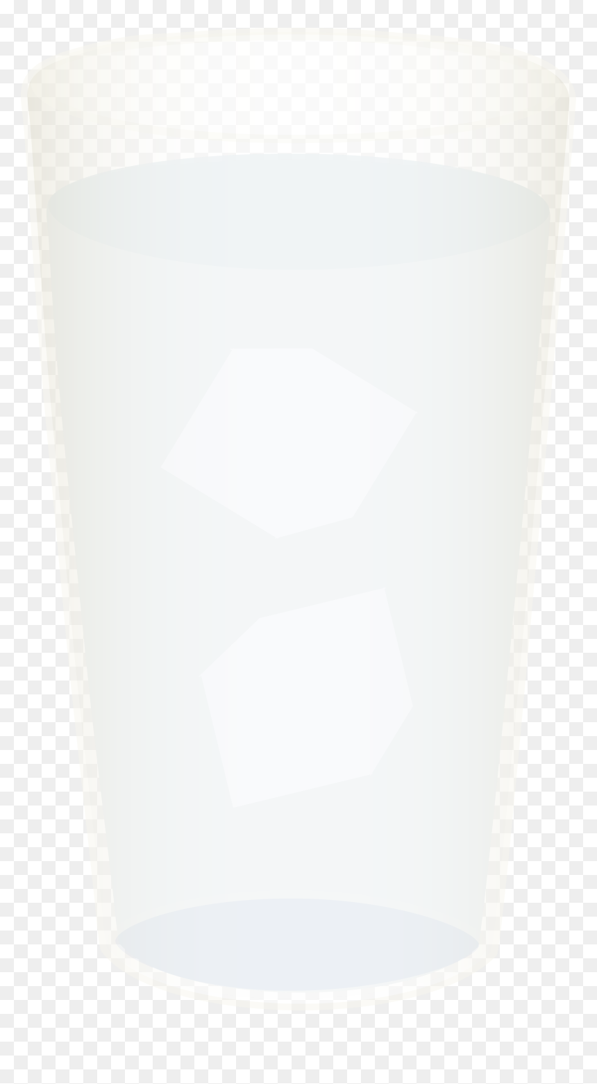 Glass Of With Ice - Flat Panel Display, HD Png Download - cup of water png
