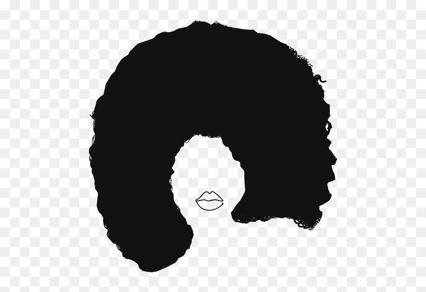 Circle, HD Png Download - afro hair png