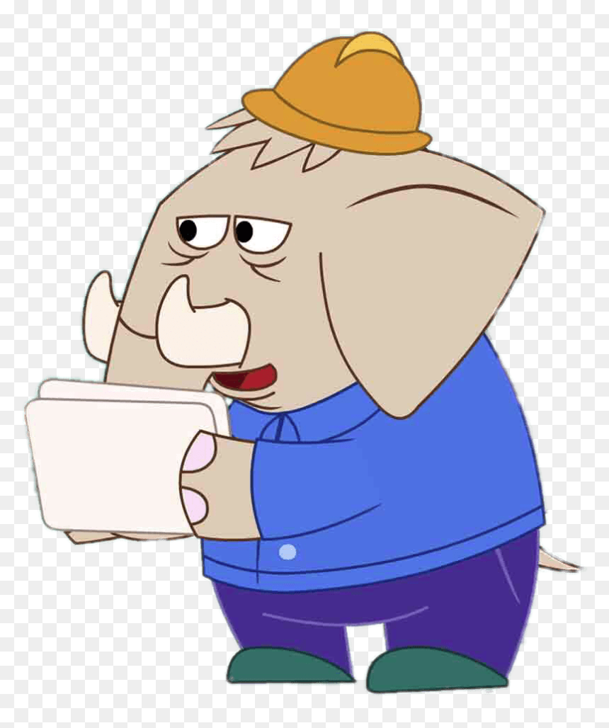 King Duckling Elephant - P King Duckling Characters, HD Png Download - fedora transparent png