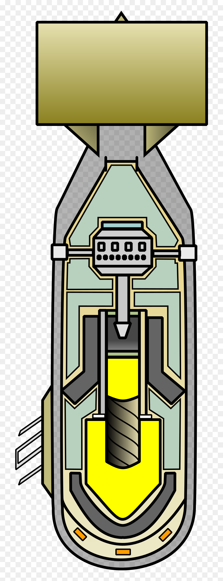 Clipart Atomic Bomb, HD Png Download - atomic bomb png