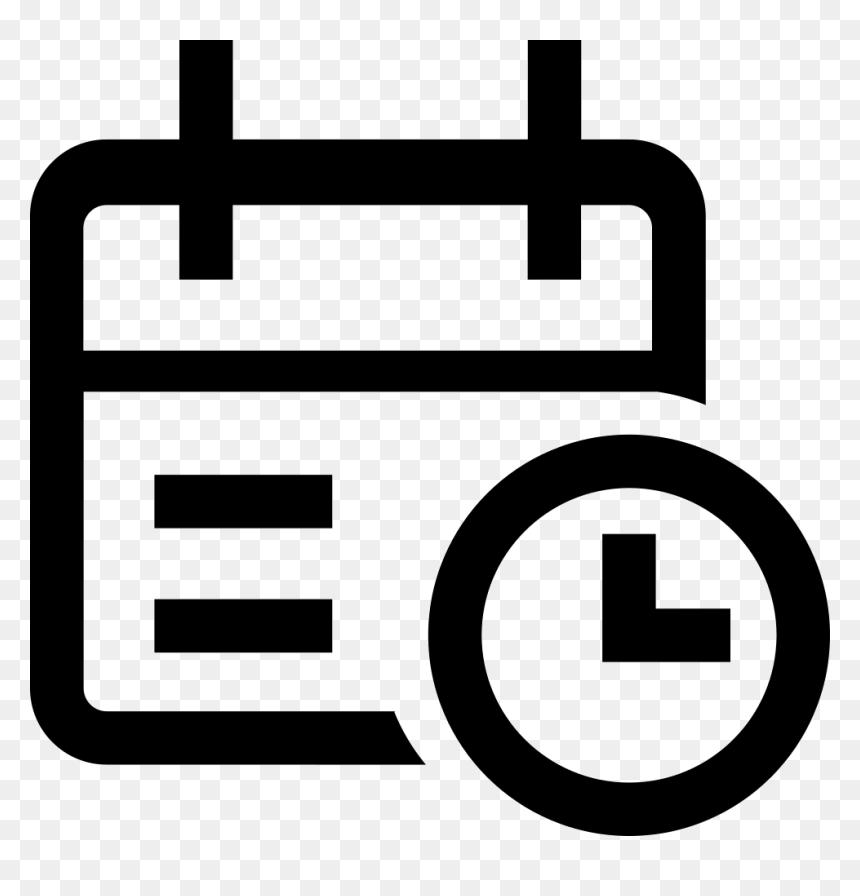 Calendar Png Icon - Charing Cross Tube Station, Transparent Png - time icon png
