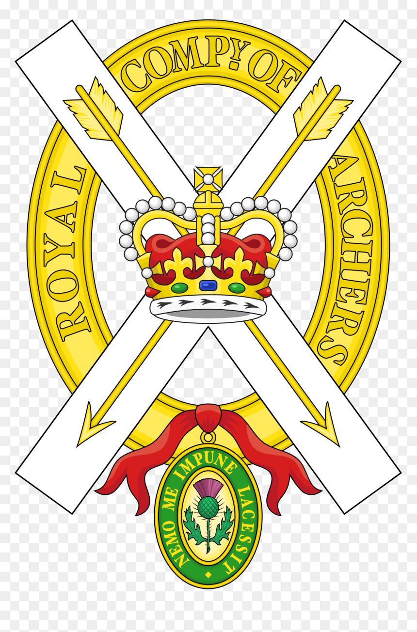Royal Company Of Archers Logo, HD Png Download - feathered arrow png