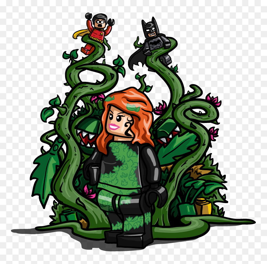 Residual Effects, Thehappysorceress - Lego Batman Movie Poison Ivy, HD Png Download - poison ivy png