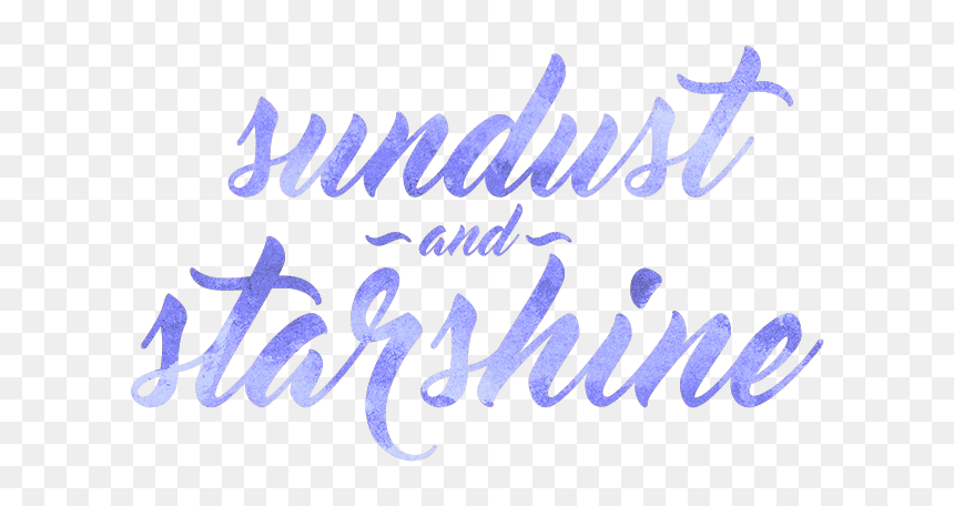 Sundust And Starshine - Calligraphy, HD Png Download - star shine png