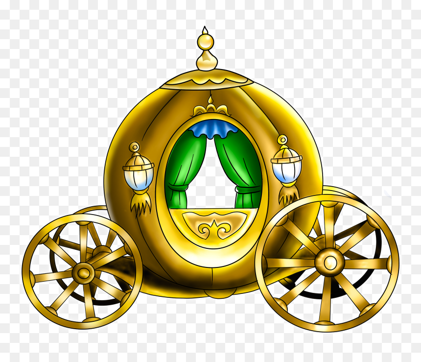 Клипарт Розовая Карета - Princesas De Disney Png, Transparent Png - cinderella carriage png