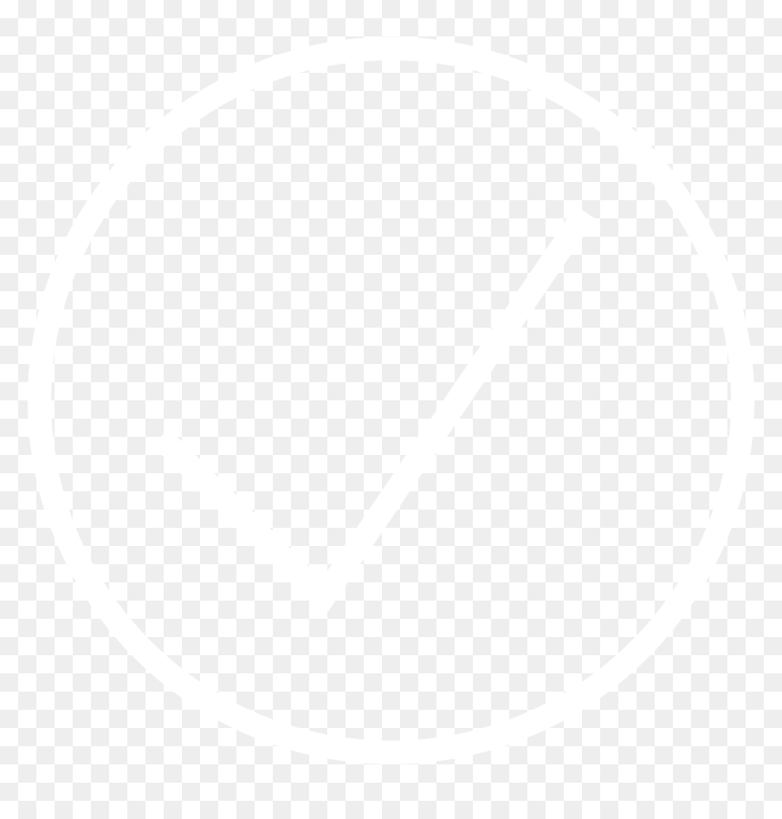 Circle, HD Png Download - white check mark png