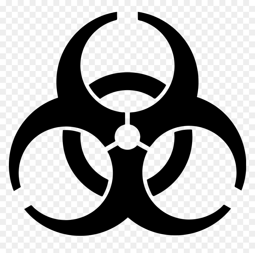 Biohazard Symbol Transparent, HD Png Download - warning symbol png