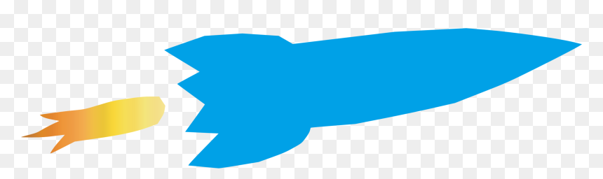 Computer Icons Drawing Cartoon Silhouette Rocket - Синяя Ракета Пнг, HD Png Download - rocket icon png