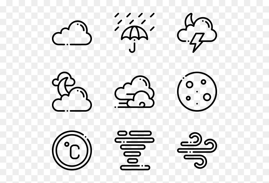 Icono Climas, HD Png Download - weather icon png