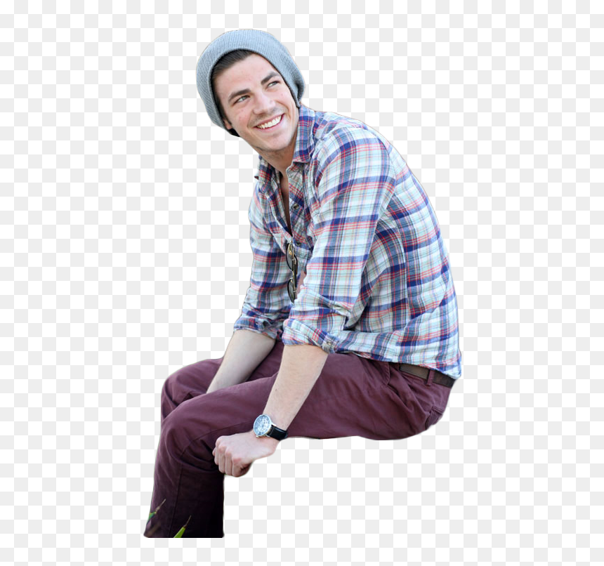 Grant Gustin Png, Transparent Png - the flash cw png