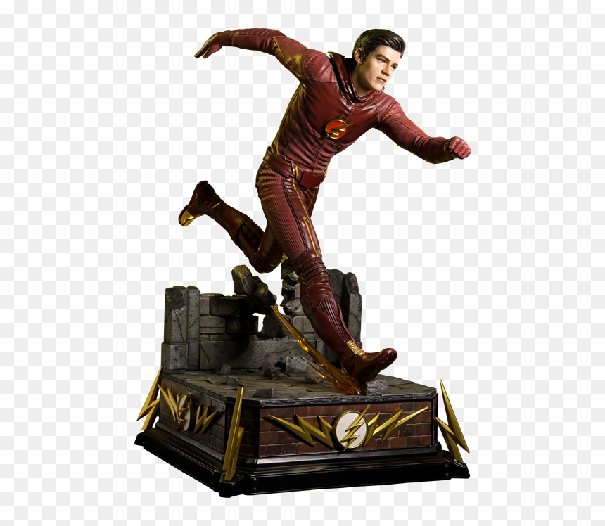 Flash Statue, HD Png Download - the flash cw png