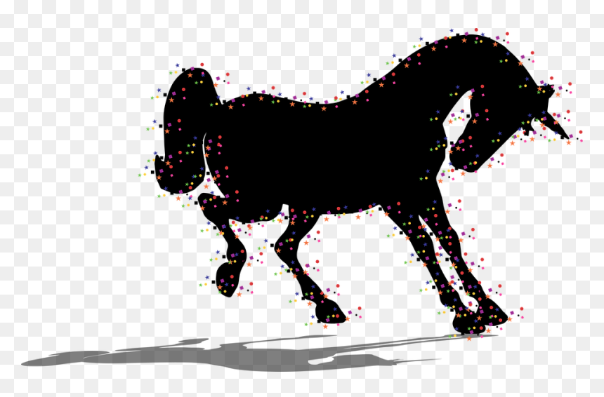 Illustration, HD Png Download - unicorn silhouette png