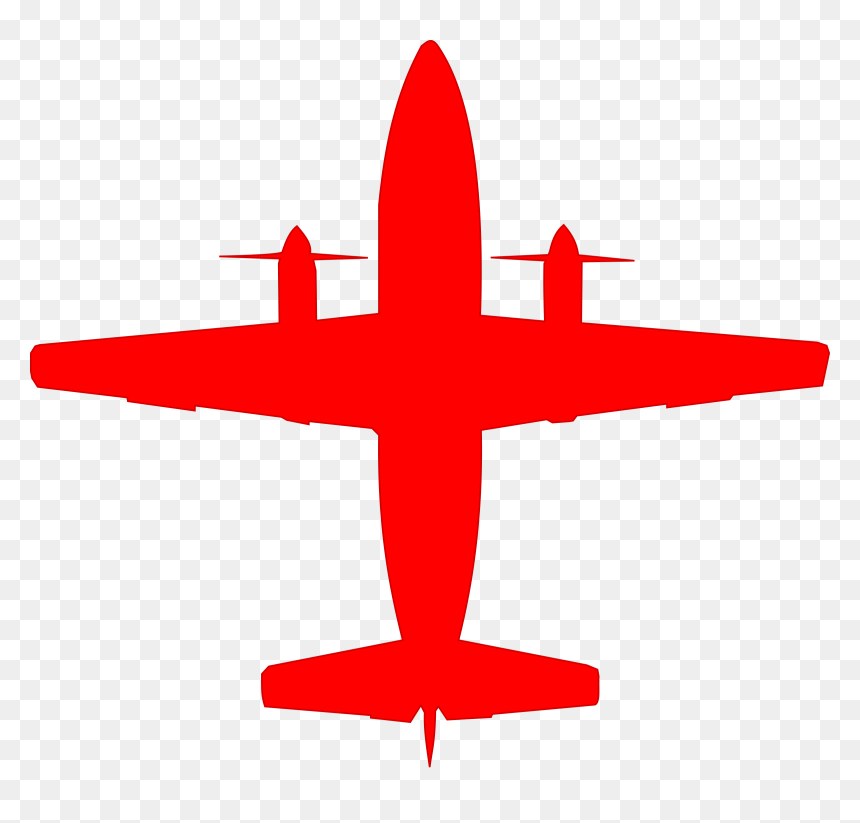 Bae Jetstream 31 Silhouette Clip Arts - Red Airplane Silhouette Png, Transparent Png - salt bae png
