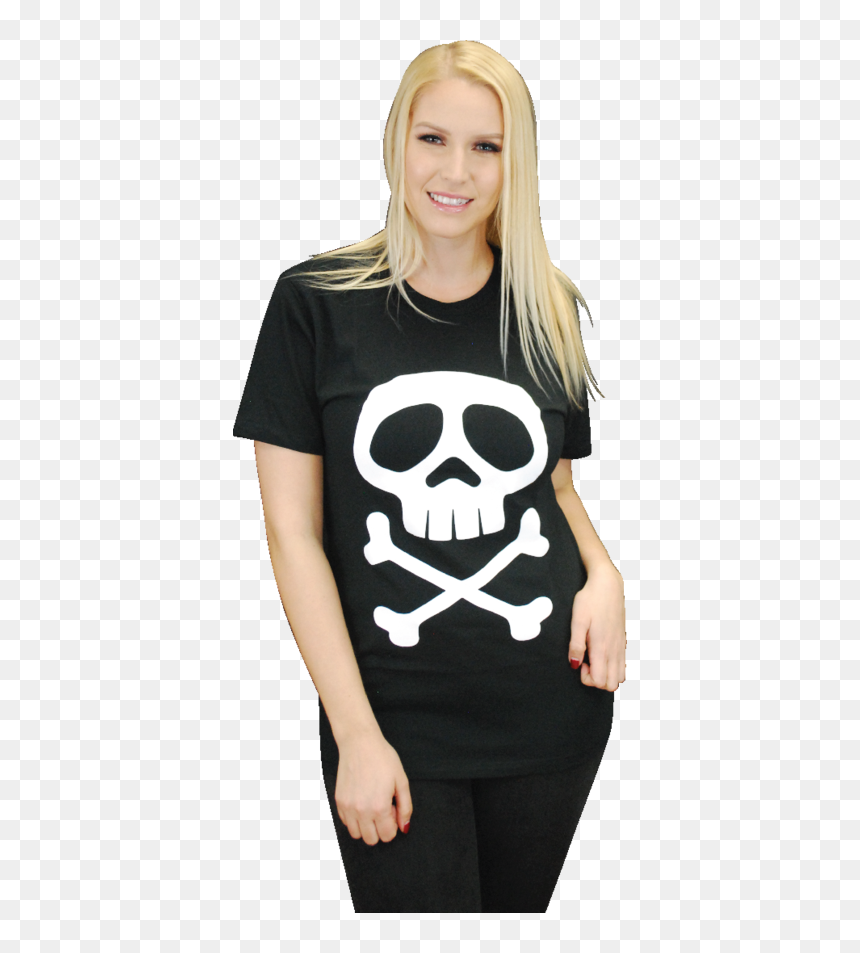 Leiji Matsumoto"s Captain Harlock Skull & Crossbones - Skull And Crossbones T Shirt, HD Png Download - crossbones png