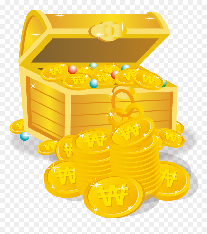 Treasure Plate Png Download - 金币 素材, Transparent Png - gold plate png