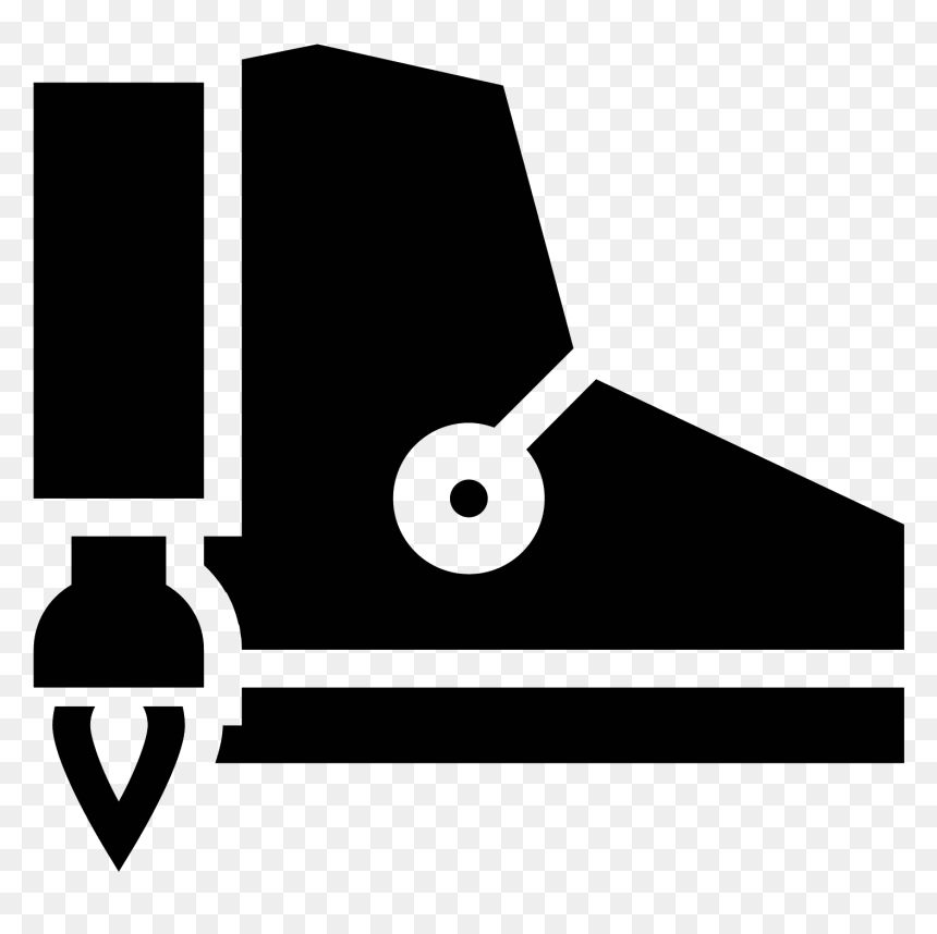 Rocket Boot Filled Icon - Illustration, HD Png Download - rocket icon png