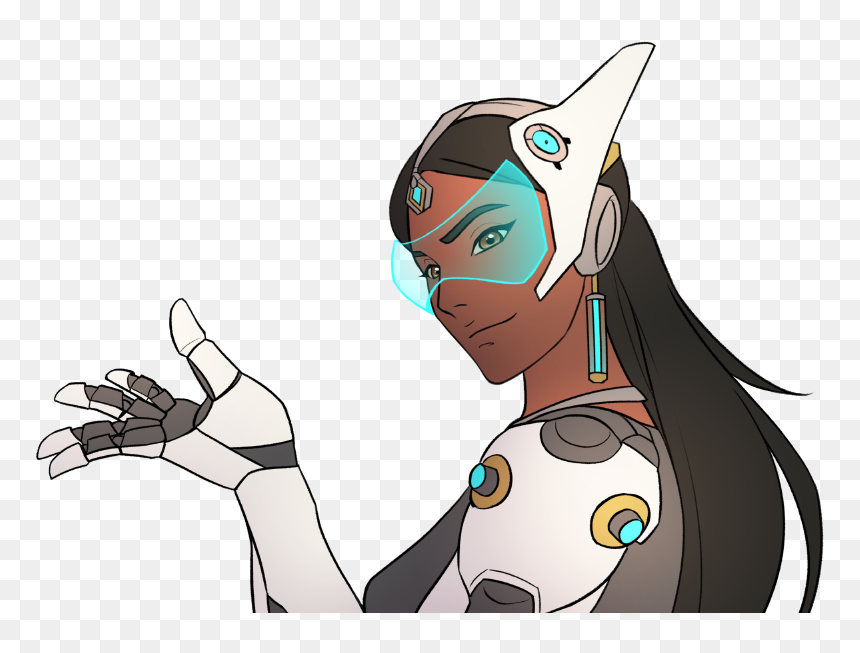 #symmetra #overwatchpic - Twitter - Com/5qyeaipqox - Cartoon, HD Png Download - symmetra png