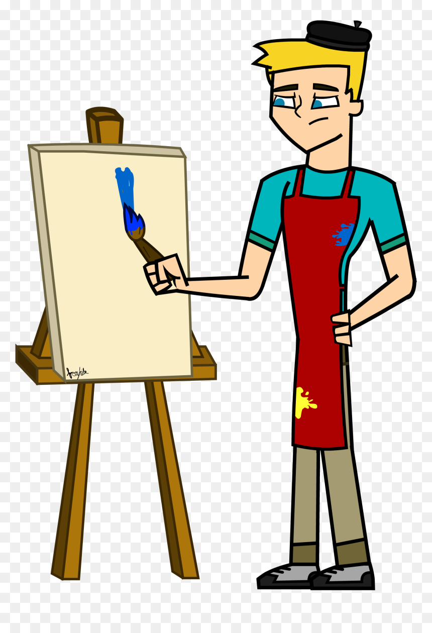 Image Michael Pose Png - Total Drama Gone Wild Michael, Transparent Png - easel png
